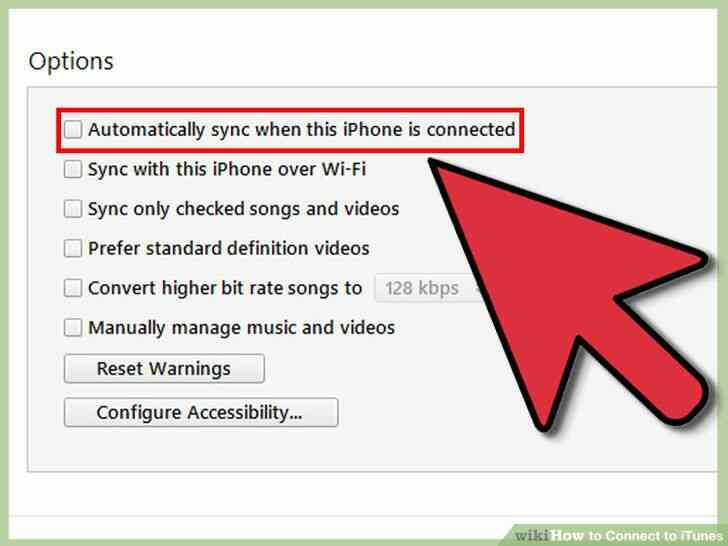 Image intitulé de se Connecter à iTunes Étape 7